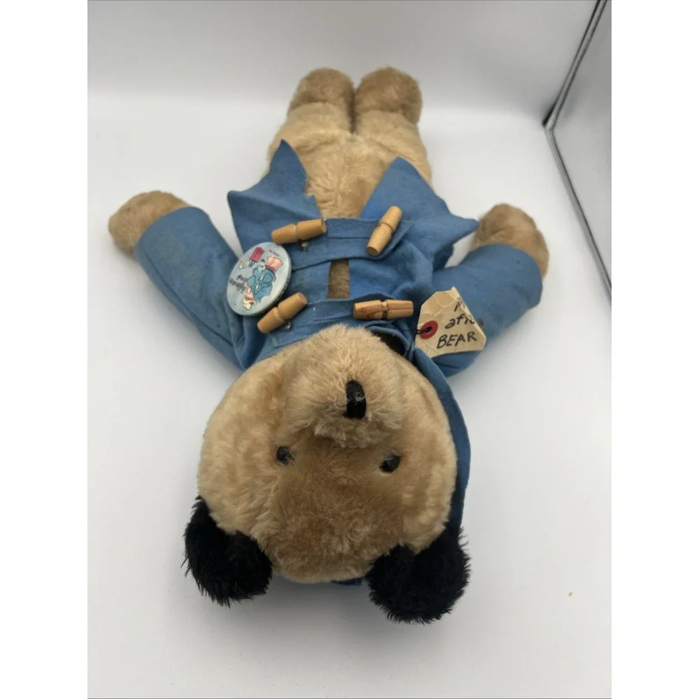 1978 Vintage Plush Darkest Peru Paddington London Bear Eden Toys w/Tags